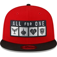Men's New Era Red Toronto FC Jersey Hook 9FIFTY Snapback Hat