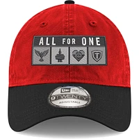 Men's New Era Red Toronto FC Jersey Hook 9TWENTY Adjustable Hat