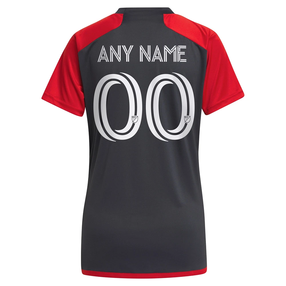 Maillot réplique personnalisé gris du Toronto FC 2023 pour femme adidas