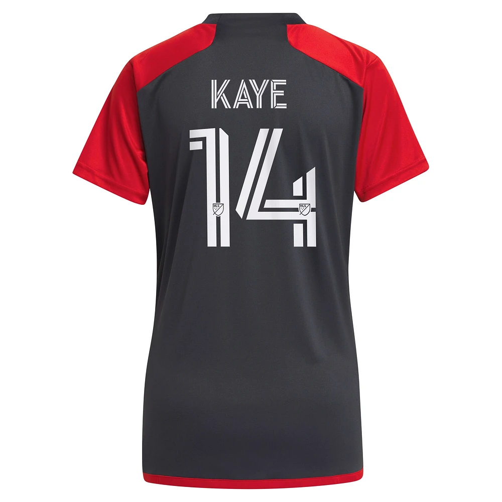 Maillot de joueur réplique l'équipe du Toronto FC 2023 adidas Mark-Anthony Kaye gris