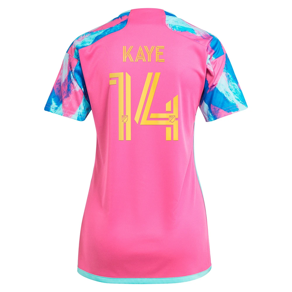 Women's adidas Mark-Anthony Kaye Pink Toronto FC 2023 The Energy Kit Replica Player Jersey