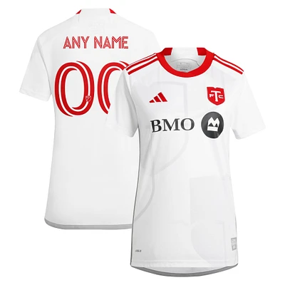 Maillot personnalisé adidas blanc Toronto FC 2024 GTA Kit Replica pour femme