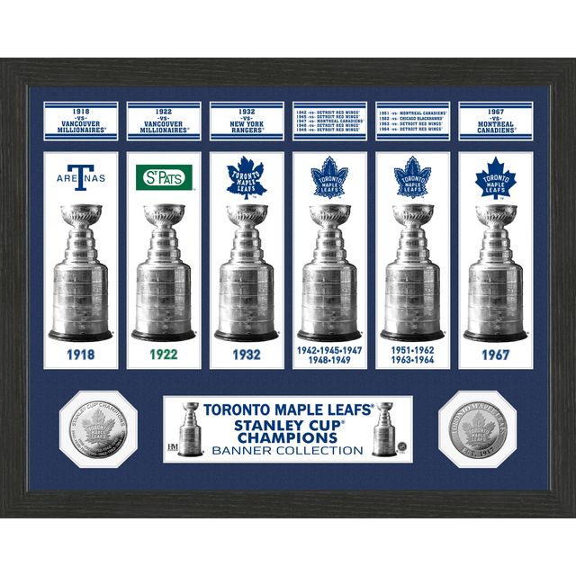 V118602 LEAFS AUCUN V118602 12X15 STANLEY CUP BANNER COLLECTION PHOTO COLPHO