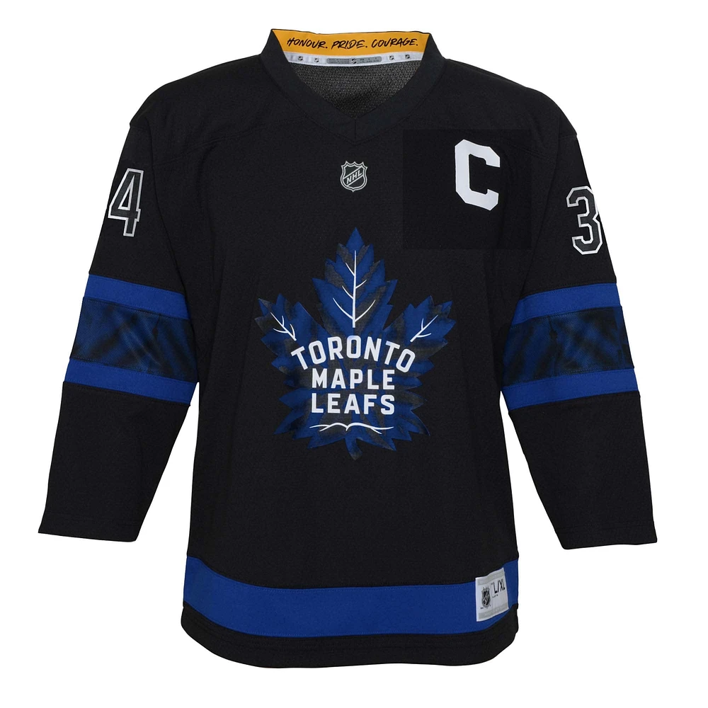 Infant Auston Matthews Black Toronto Maple Leafs  Replica Player Jersey