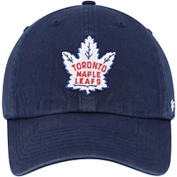 Men's '47 Navy Toronto Maple Leafs Clean Up Adjustable Hat
