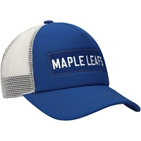 Men's adidas Blue/White Toronto Maple Leafs Team Plate Trucker Snapback Hat