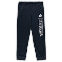 Men's Concepts Sport Navy Toronto Maple Leafs Big & Tall Pullover Hoodie Joggers Sleep Set