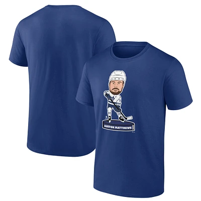T-shirt à pompon bleu Fanatics Auston Matthews pour hommes des Maple Leafs de Toronto