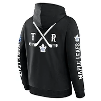 Men's Fanatics Black Toronto Maple Leafs Big City Legacy Fleece Pullover Hoodie