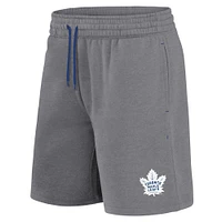 Men's Fanatics Blue/Heather Gray Toronto Maple Leafs Humble T-Shirt & Shorts Combo Pack