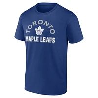 Men's Fanatics Blue/Heather Gray Toronto Maple Leafs Humble T-Shirt and Shorts Set