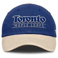Men's Fanatics Blue/Khaki Toronto Maple Leafs Home Ice Adjustable Hat
