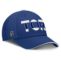 Men's Fanatics Blue Toronto Maple Leafs  Authentic Pro Rink Flex Hat