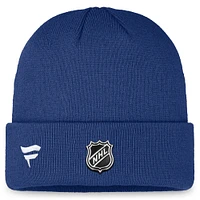 Men's Fanatics Blue Toronto Maple Leafs Authentic Pro Training Camp Cuffed Knit Hat