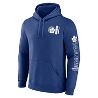 Men's Fanatics Blue Toronto Maple Leafs Revolution Pullover Hoodie