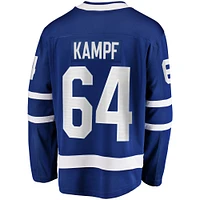 Men's Fanatics David Kampf Blue Toronto Maple Leafs Home Premier Breakaway Player Jersey