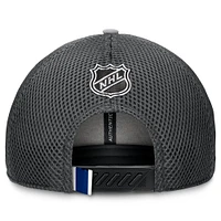 Men's Fanatics Gray Toronto Maple Leafs Authentic Pro Home Ice Trucker Adjustable Hat