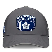Men's Fanatics Gray Toronto Maple Leafs Home Ice Flex Hat