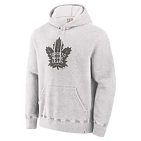 Men's Fanatics Gray Toronto Maple Leafs Made Canada Fleece Pullover Hoodie