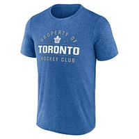 Men's Fanatics Heather Blue Toronto Maple Leafs Property Of T-Shirt