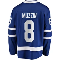 Men's Fanatics Jake Muzzin Blue Toronto Maple Leafs Replica Player Jersey