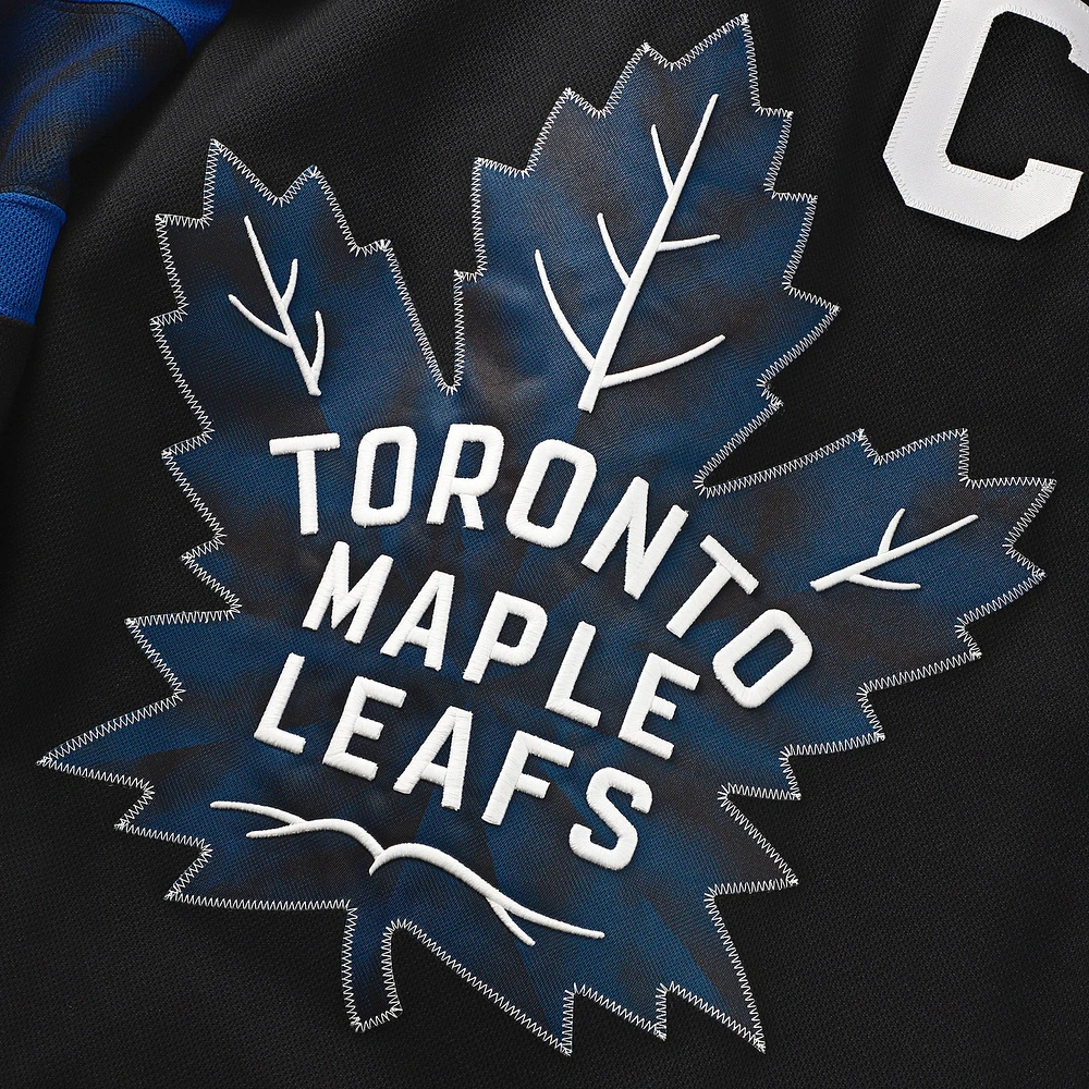 Men's Fanatics John Tavares Black Toronto Maple Leafs Alternate Premium Player Jersey
