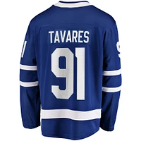 Men's Fanatics John Tavares Blue Toronto Maple Leafs Captain Patch Home Breakaway Jersey