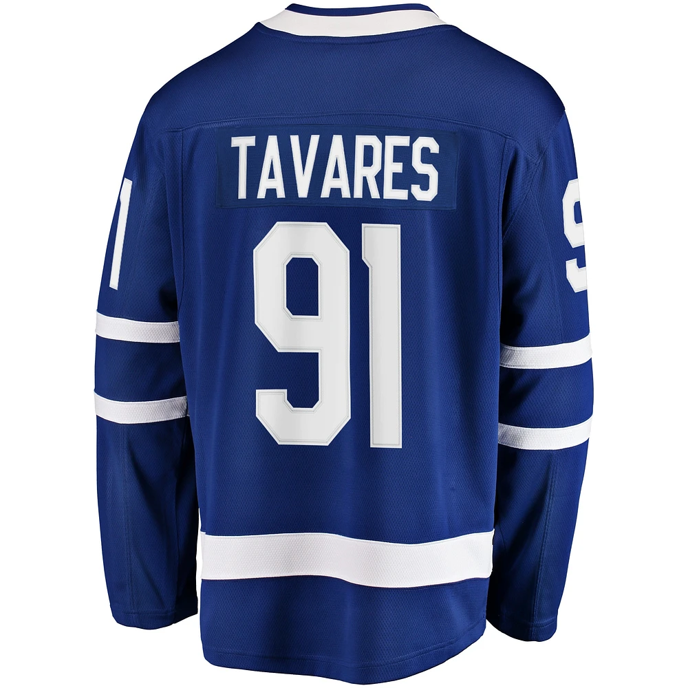 Men's Fanatics John Tavares Blue Toronto Maple Leafs Home Premier Breakaway Player Jersey