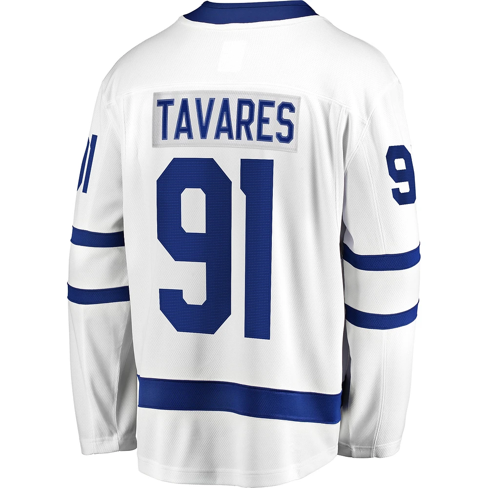 Men's Fanatics John Tavares White Toronto Maple Leafs Away Premier Breakaway Player - Jersey