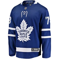 Men's Fanatics TJ Brodie Blue Toronto Maple Leafs Home - Breakaway Player Jersey
