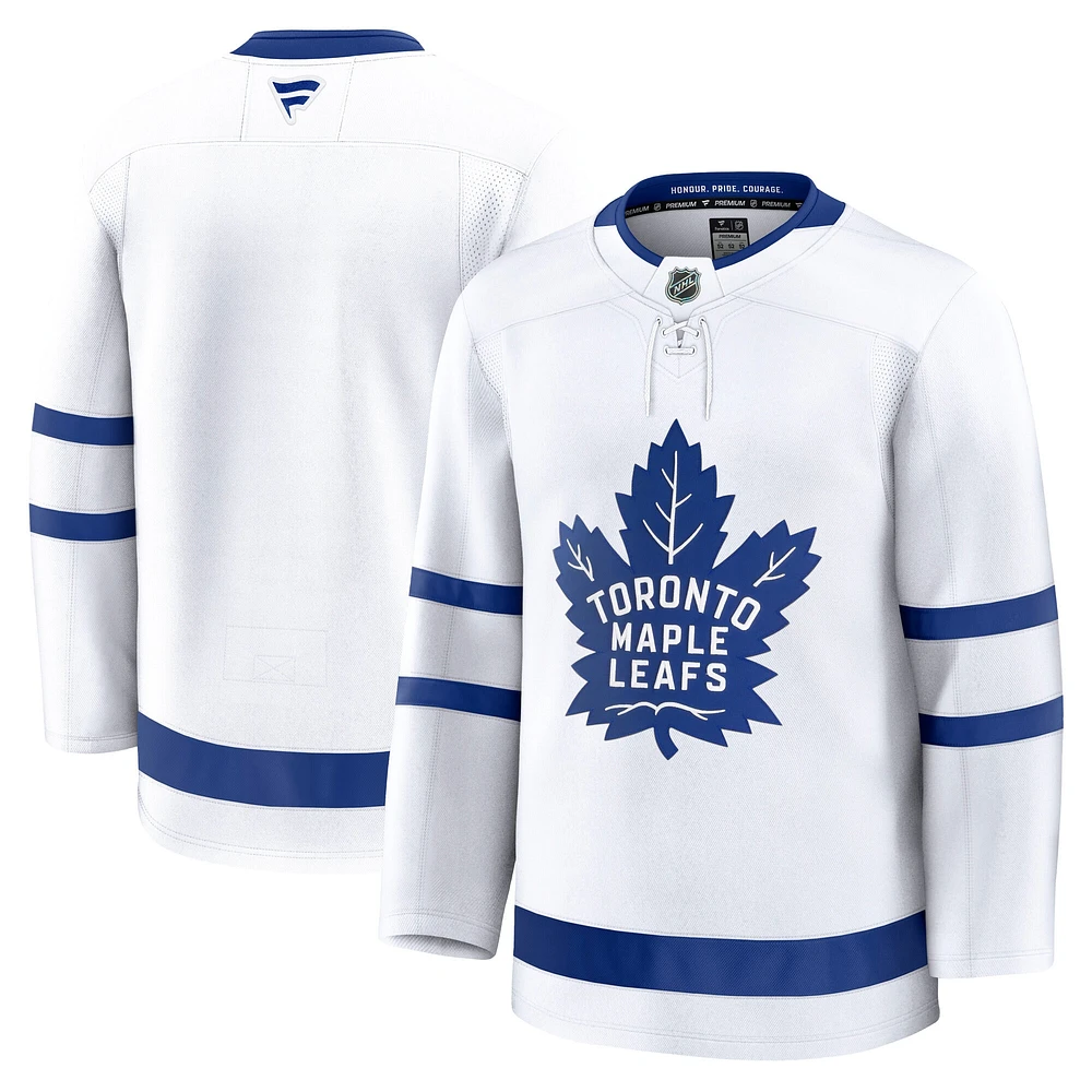 Maillot extérieur blanc de qualité supérieure pour homme Fanatics des Maple Leafs Toronto