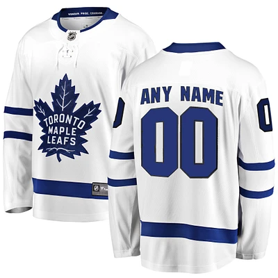 Men's Fanatics White Toronto Maple Leafs Breakaway - Custom Jersey