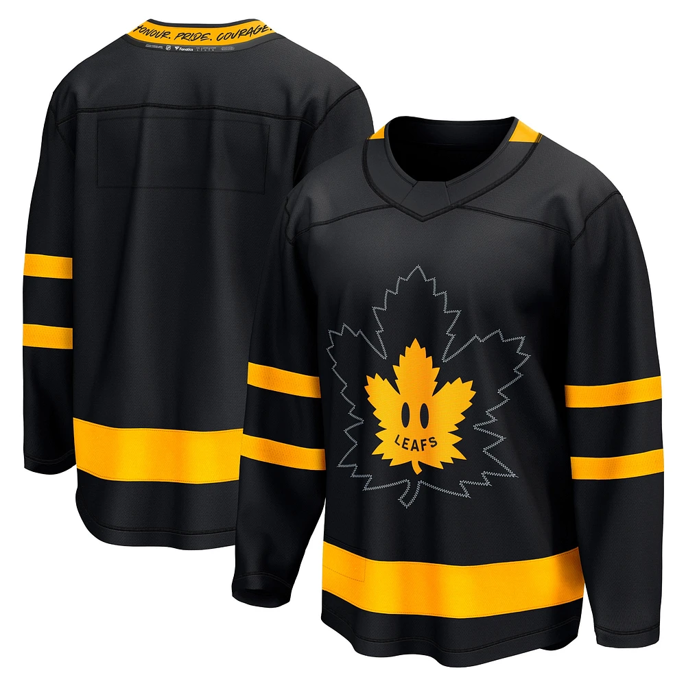 Men's Fanatics William Nylander Black Toronto Maple Leafs 2021/22 Alternate Premier Breakaway Reversible Player - Jersey