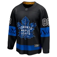 Men's Fanatics William Nylander Black Toronto Maple Leafs 2021/22 Alternate Premier Breakaway Reversible Player - Jersey