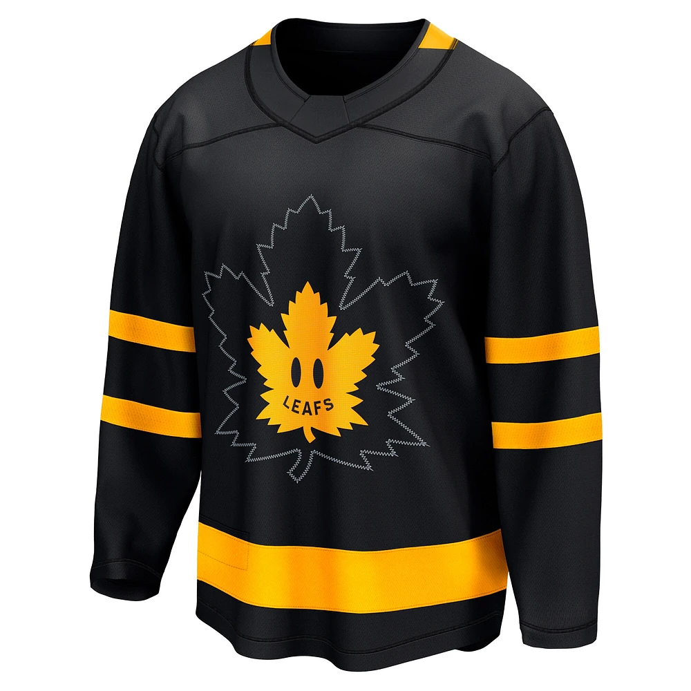 Men's Fanatics William Nylander Black Toronto Maple Leafs 2021/22 Alternate Premier Breakaway Reversible Player - Jersey