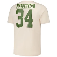 T-shirt kaki pour homme Levelwear Auston Matthews Toronto Maple Leafs 2024 NHL Military Appreciation Richmond Delta Player Name & Number