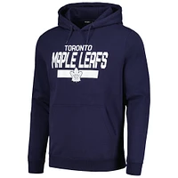 Men's Levelwear Auston Matthews Navy Toronto Maple Leafs Podium Name & Number Pullover Hoodie