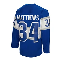 Men's Mitchell & Ness Auston Matthews Blue Toronto Maple Leafs  2017 Line Player Jersey