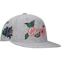 Men's Mitchell & Ness Gray Toronto Maple Leafs Smells Like Spring Spirit Snapback Hat