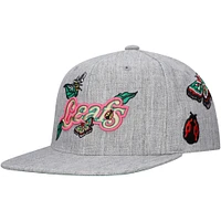 Men's Mitchell & Ness Gray Toronto Maple Leafs Smells Like Spring Spirit Snapback Hat