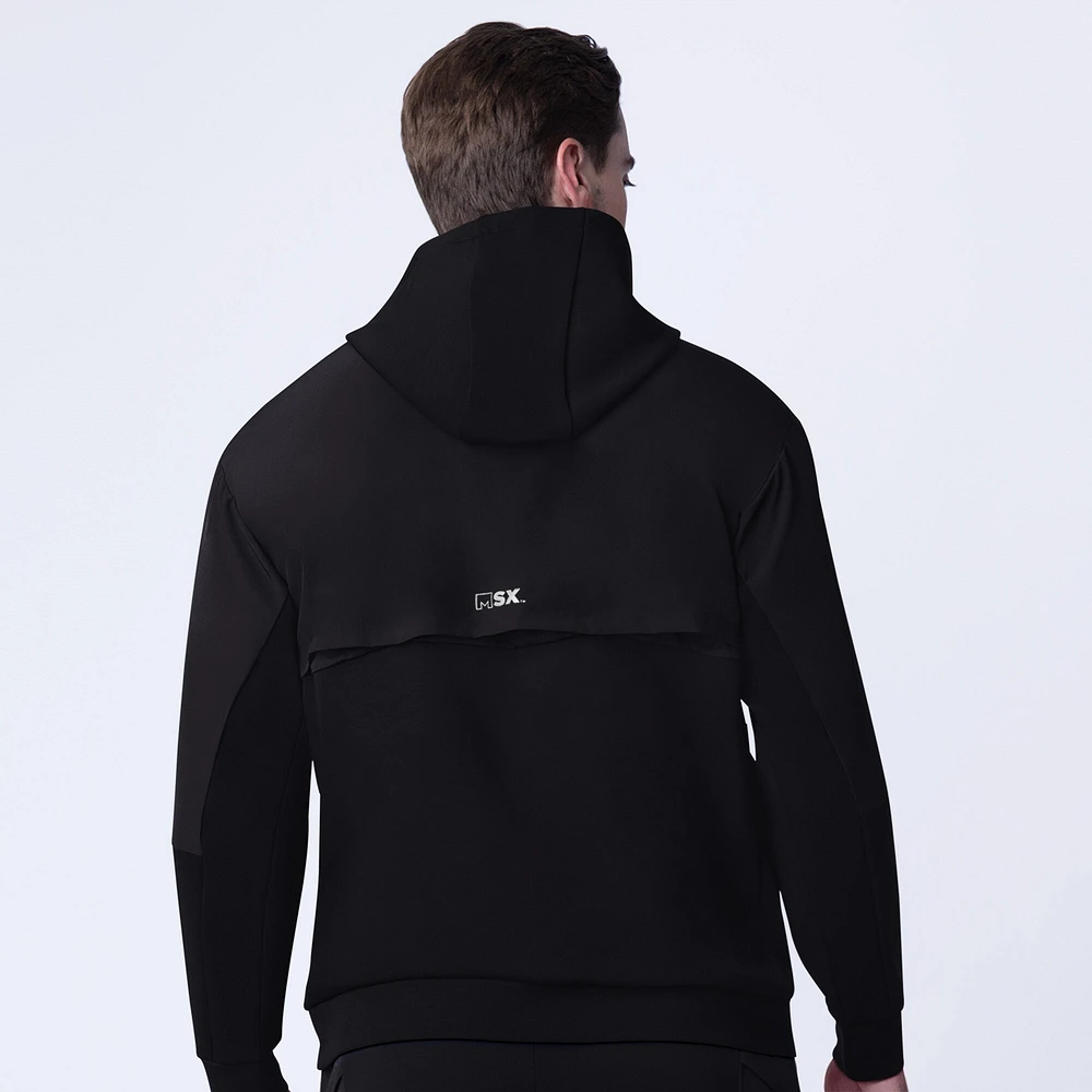 Men's MSX by Michael Strahan  Black Toronto Maple Leafs Resolution Pullover Hoodie