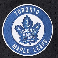 Men's Pro Standard Black Toronto Maple Leafs Roses Mesh Full-Button Baseball Shirt