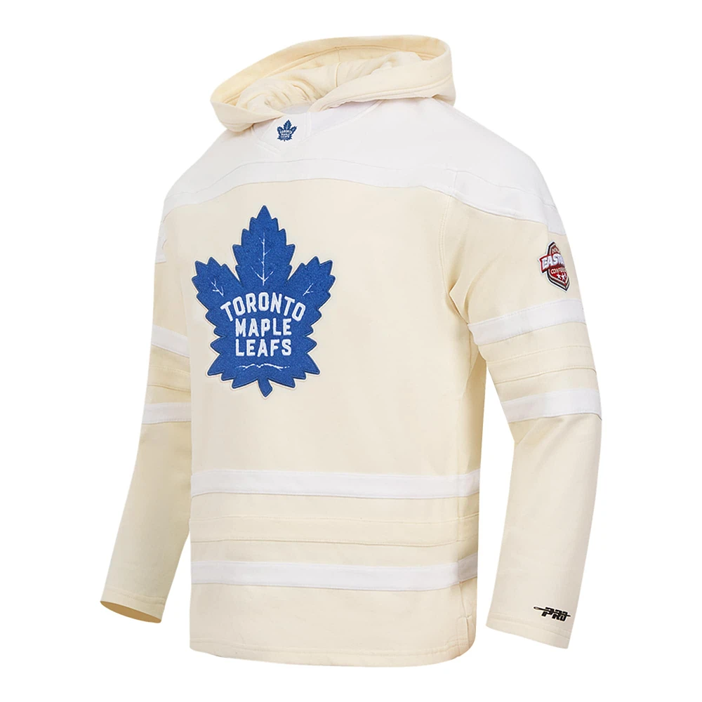 Men's Pro Standard Cream Toronto Maple Leafs Classic Pullover Hoodie