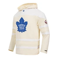 Men's Pro Standard Cream Toronto Maple Leafs Classic Pullover Hoodie