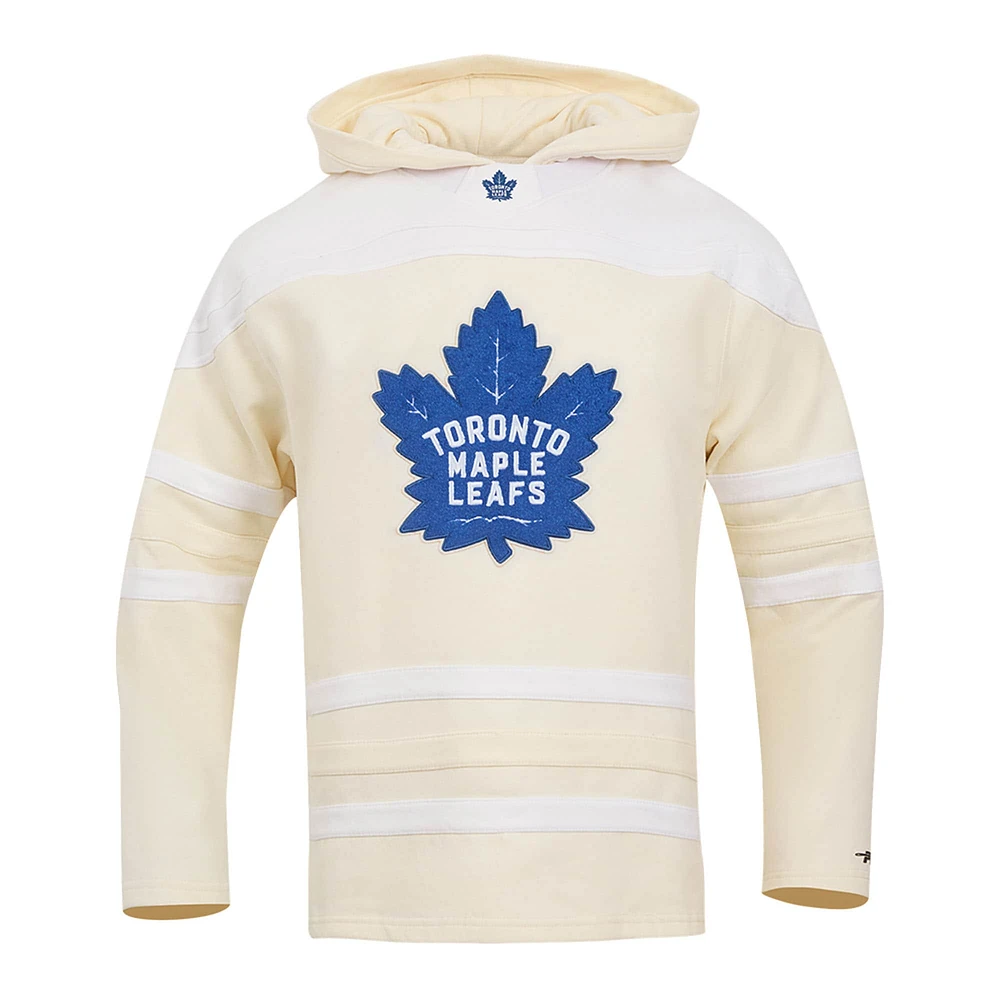 Men's Pro Standard Cream Toronto Maple Leafs Classic Pullover Hoodie