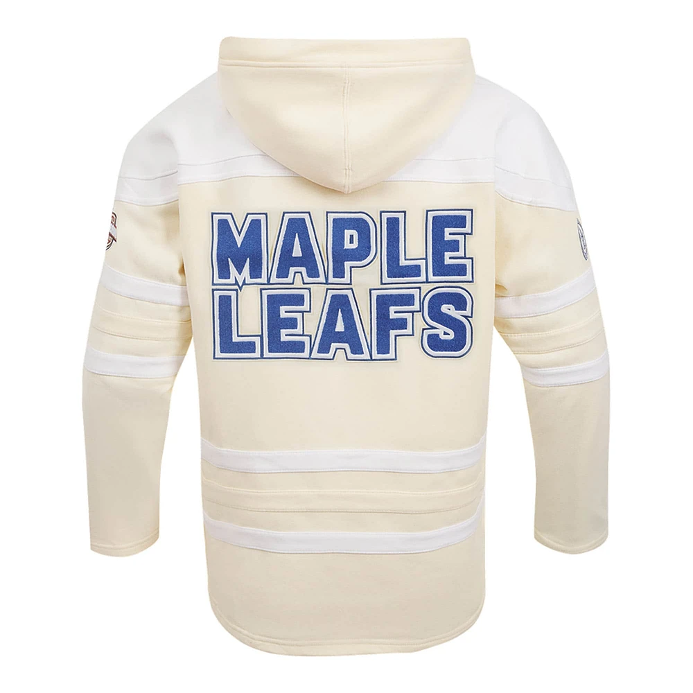 Men's Pro Standard Cream Toronto Maple Leafs Classic Pullover Hoodie