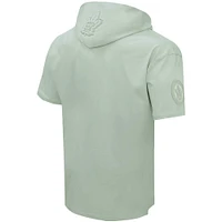Men's Pro Standard Green Toronto Maple Leafs Neutral Short Sleeve Pullover Hoodie