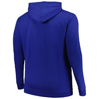 Men's Profile Blue Toronto Maple Leafs Big & Tall Arch Over Logo Pullover Hoodie