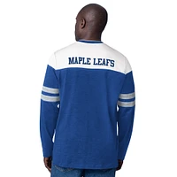 T-shirt à manches longues bleu Starter Blitz Durene des Maple Leafs de Toronto pour homme