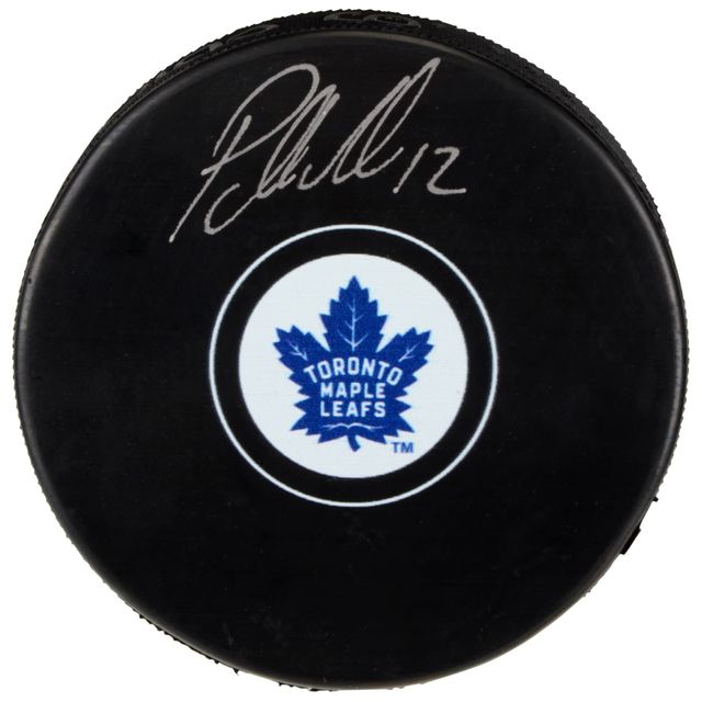Rondelle de hockey autographiée par Patrick Marleau des Maple Leafs de Toronto